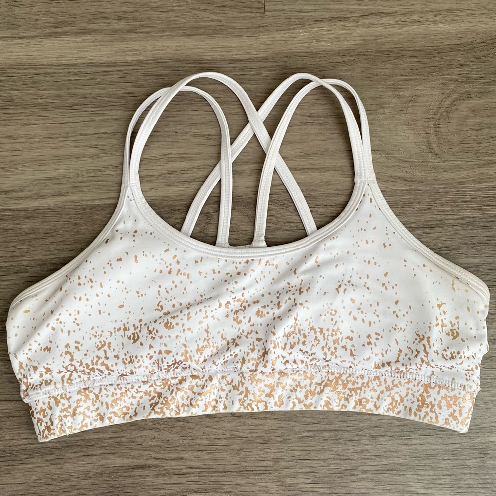 Buffbunny Rosé White Gold Sports Bra